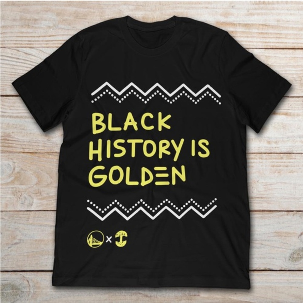 🍻🛒🧋Warriors Black History Is Golden San Francisco Oakland Golden State XL BUDGET